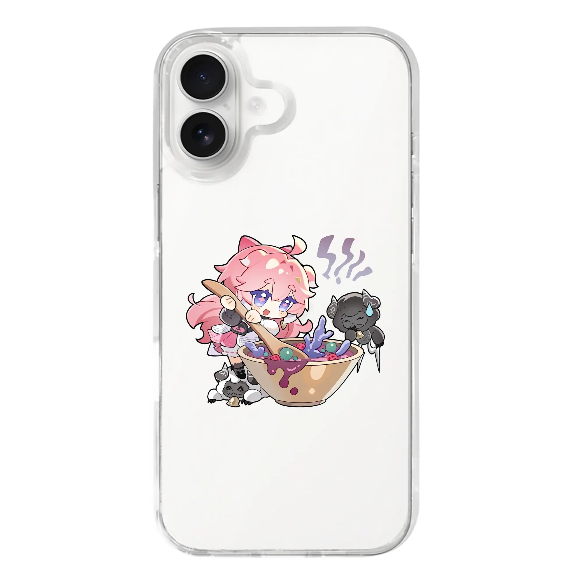 鳴潮 グッズ アンコ - iPhone 17シリーズ 透明スマホケース – 薄型・耐衝撃・精密フィット保護カバー